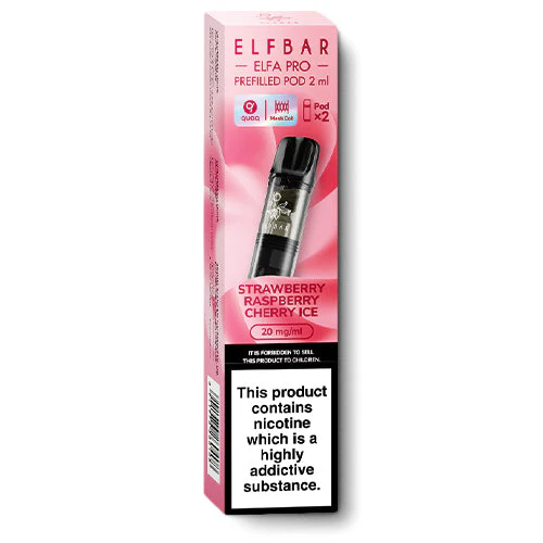 Strawberry Raspberry Cherry Ice Elfa Pro Pods by Elf Bar - Image 2